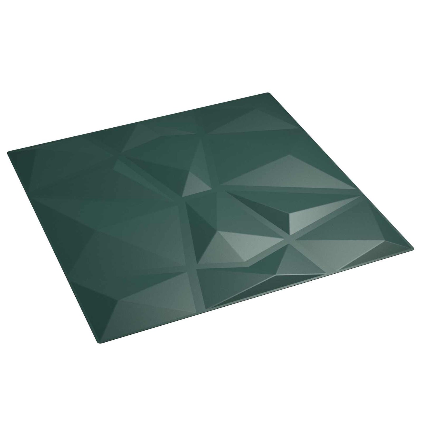 Wall Panels 24 pcs 50 x 50 cm Green XPS Foam