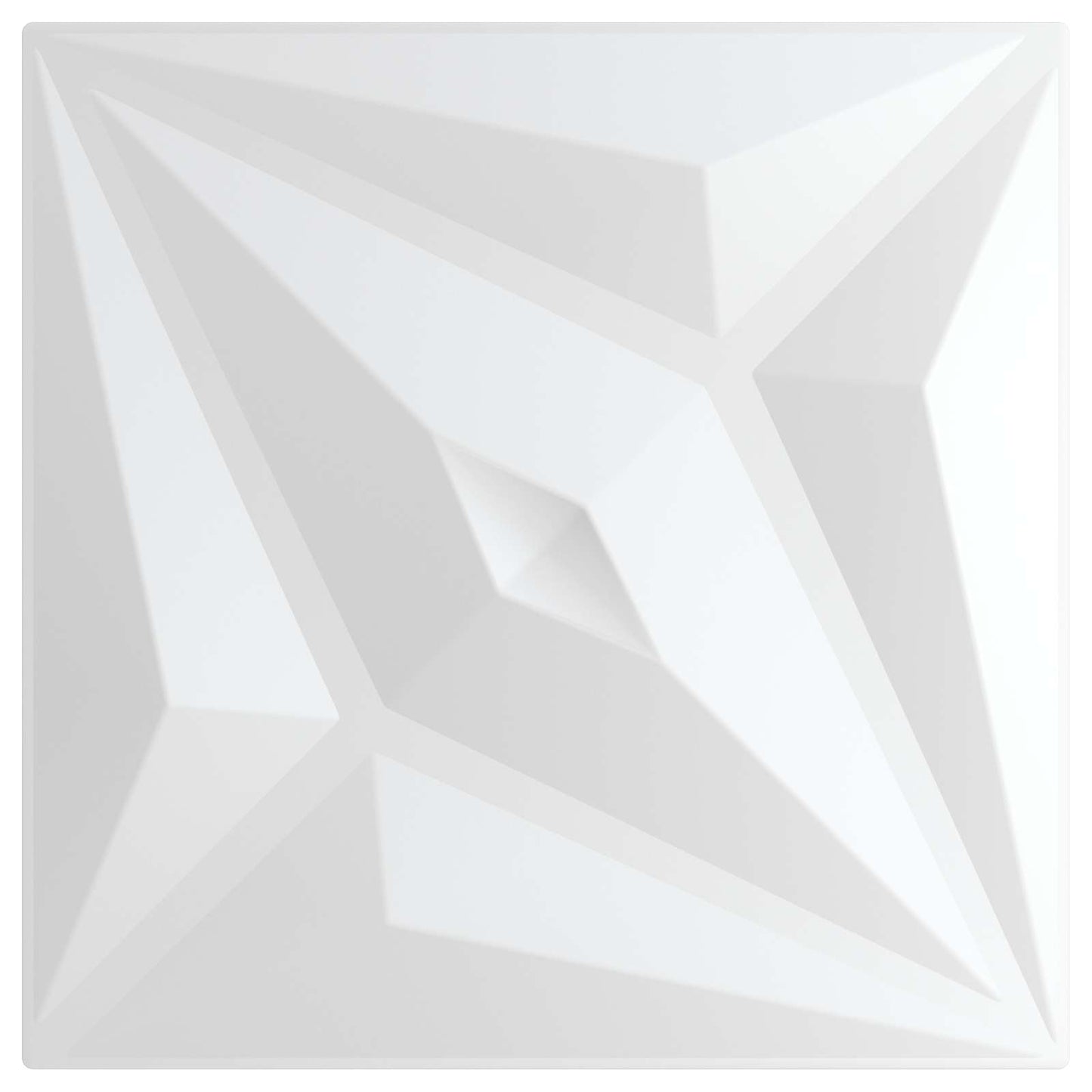 Wall Panels 24 pcs 50 x 50 cm White Star XPS Foam
