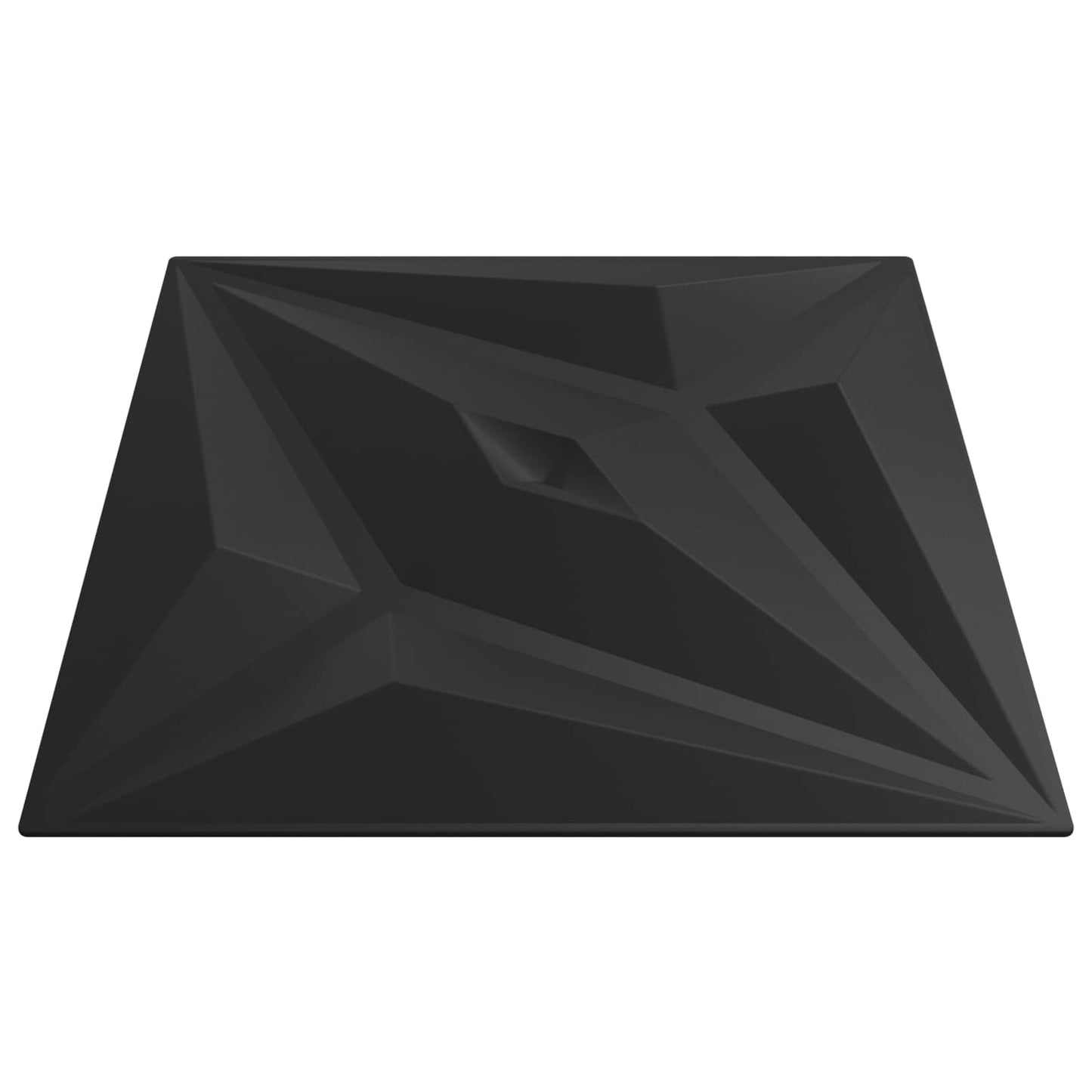 Wall Panels 48 pcs 50 x 50 cm Black Star XPS Foam