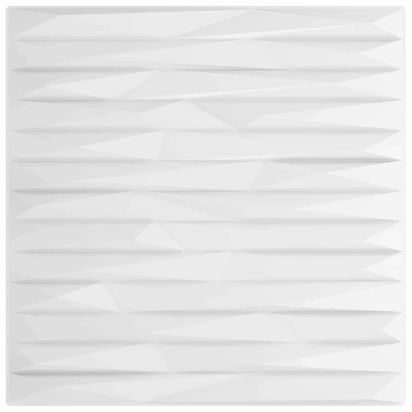 Wall Panels 24 pcs 50 x 50 cm White Stone XPS Foam