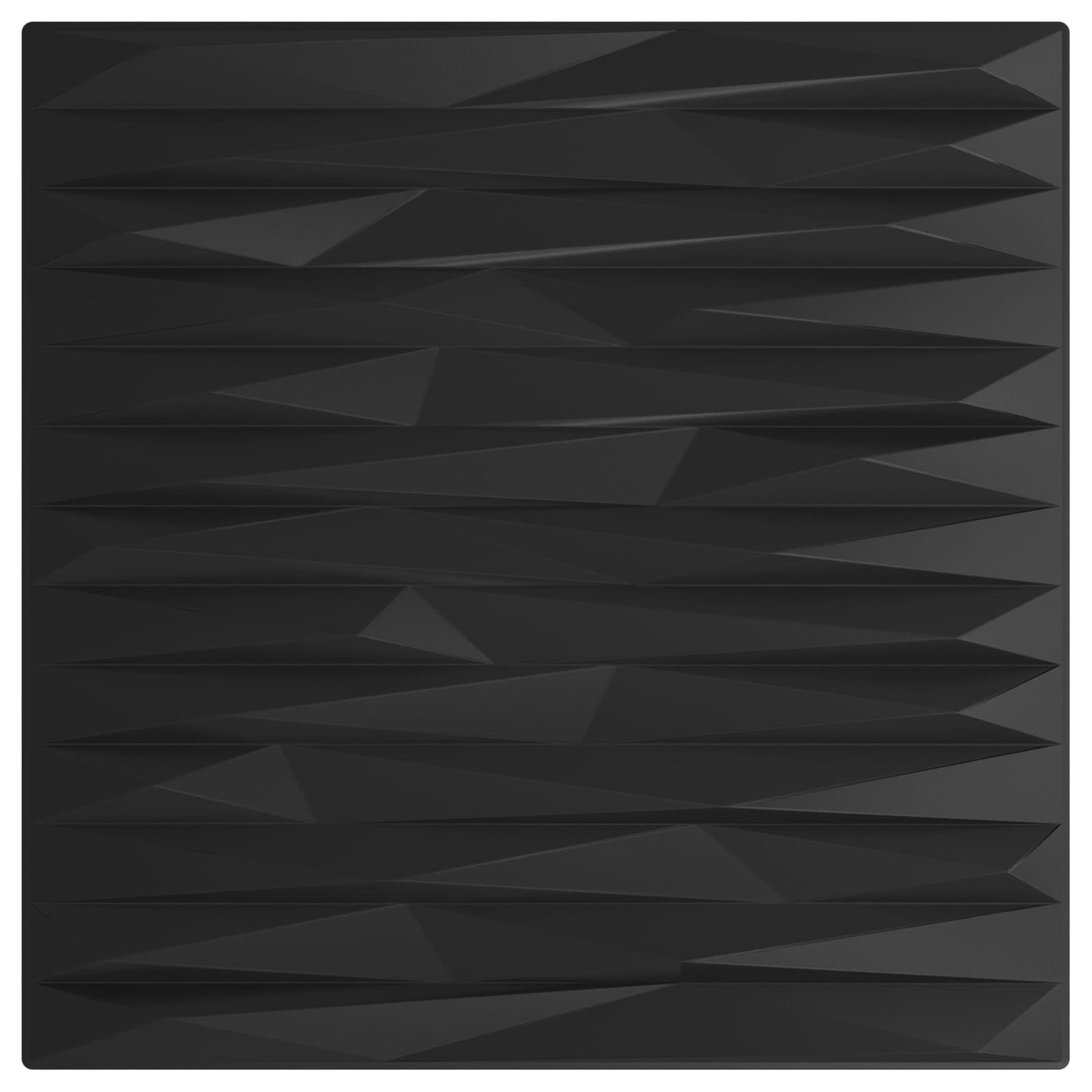 Wall Panels 24 pcs 50 x 50 cm Black Stone XPS Foam