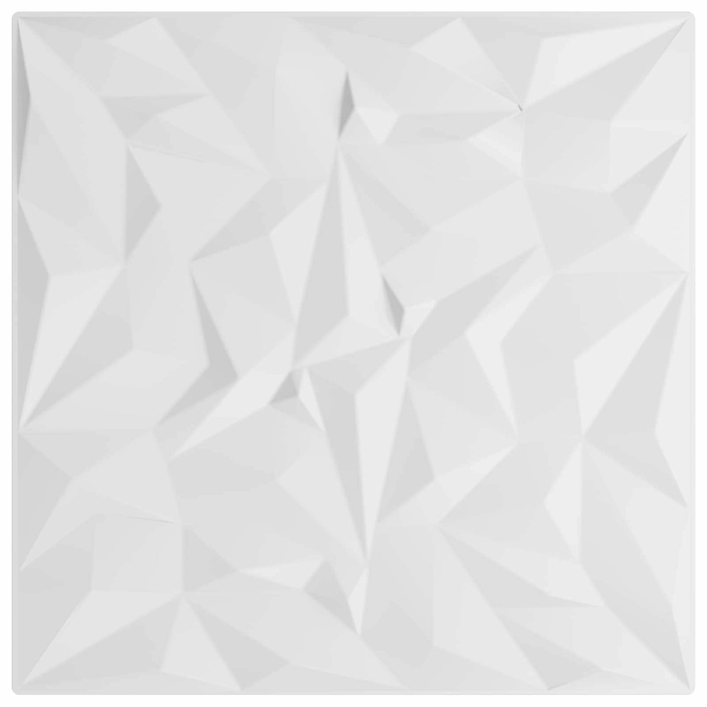 Wall Panels 24 pcs 50 x 50 cm White XPS Foam