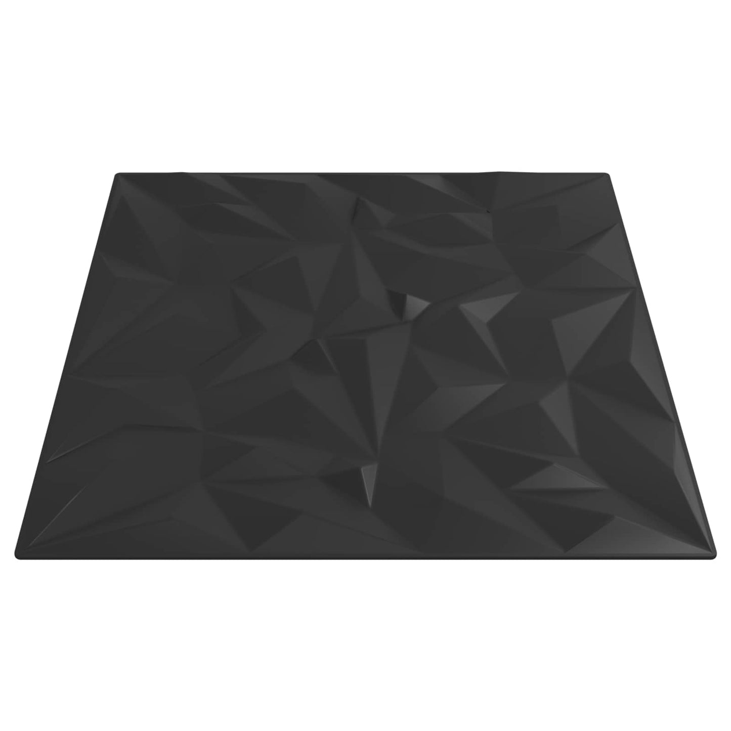 Wall Panels 24 pcs 50 x 50 cm Black XPS Foam