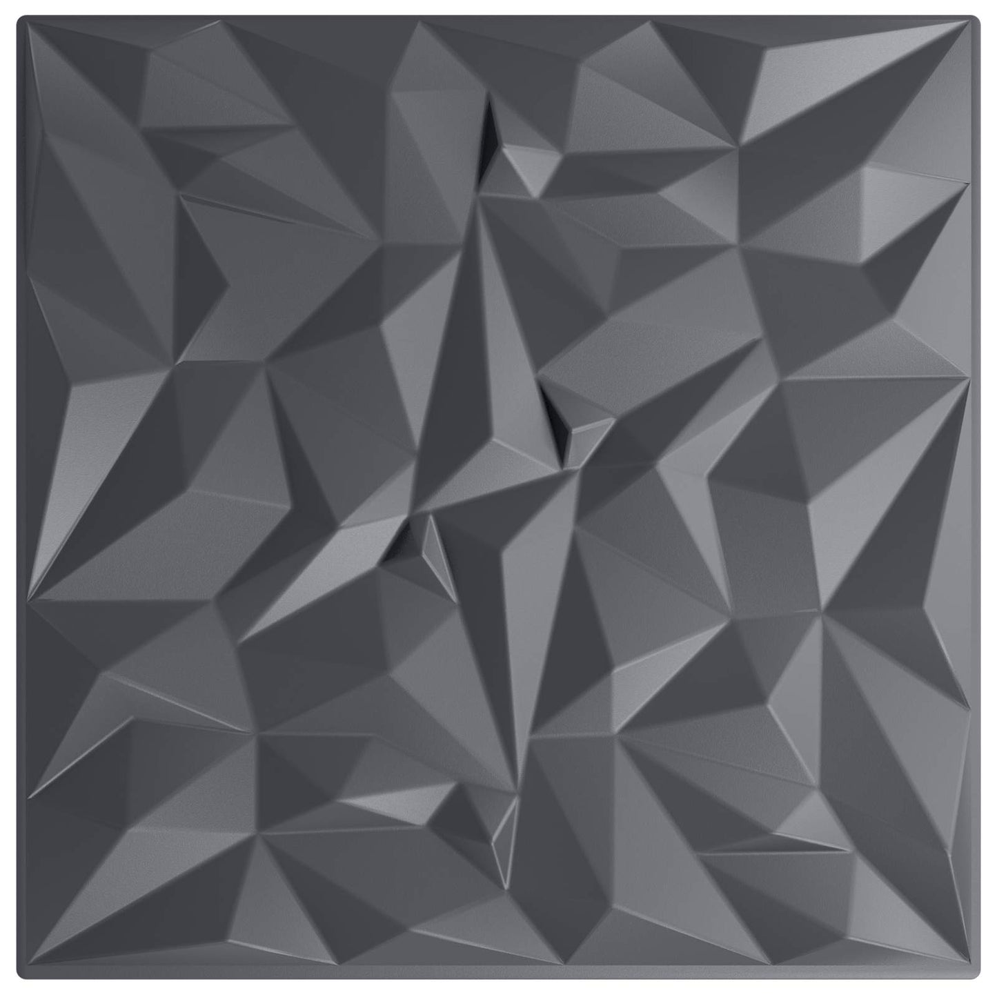 Wall Panels 24 pcs 50 x 50 cm Amethyst Grey XPS Foam