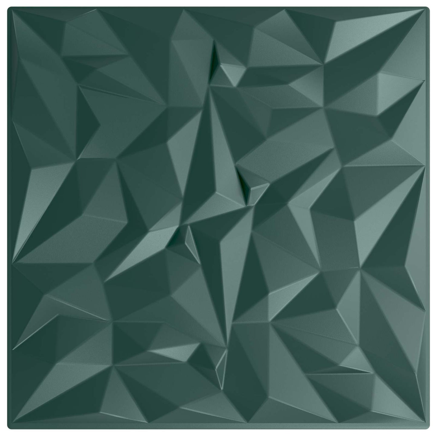 Wall Panels 48 pcs 50 x 50 cm Amethyst Green XPS Foam