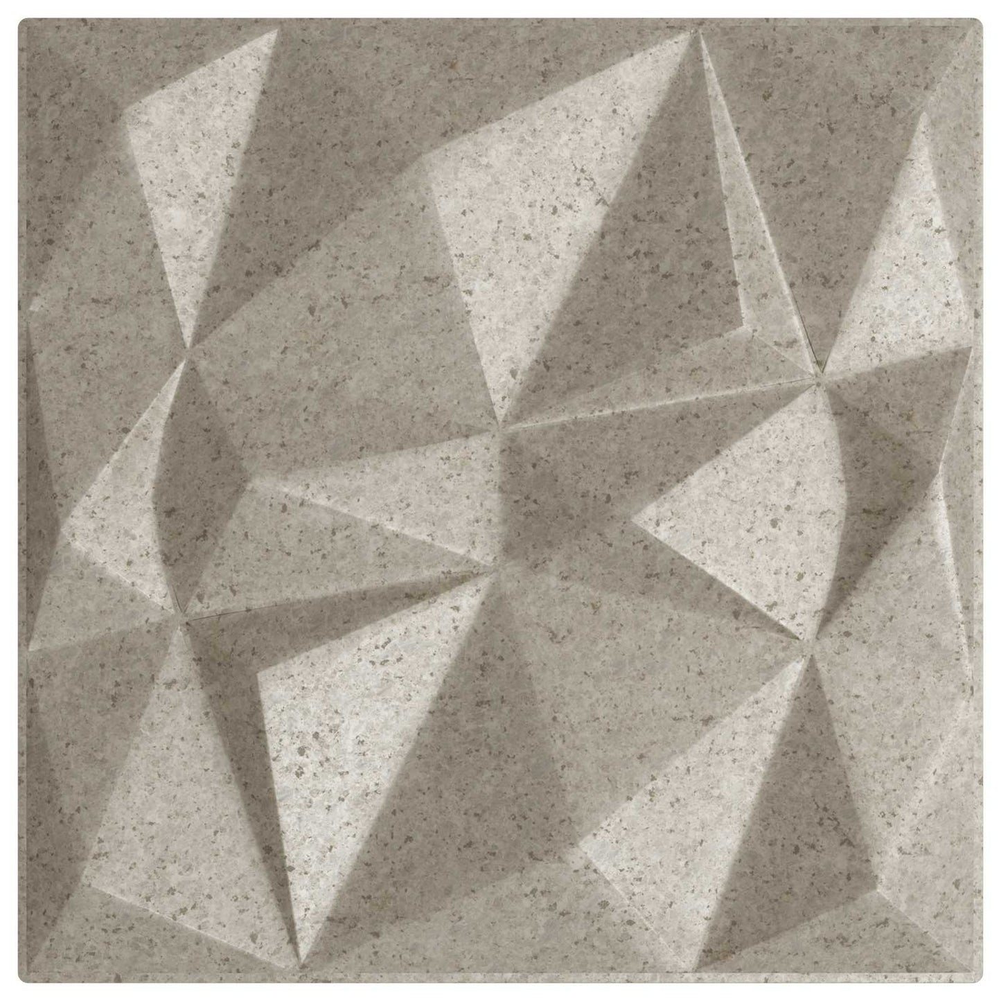 Wall Panels 12 pcs 50 x 50 cm Diamond Beton XPS Foam