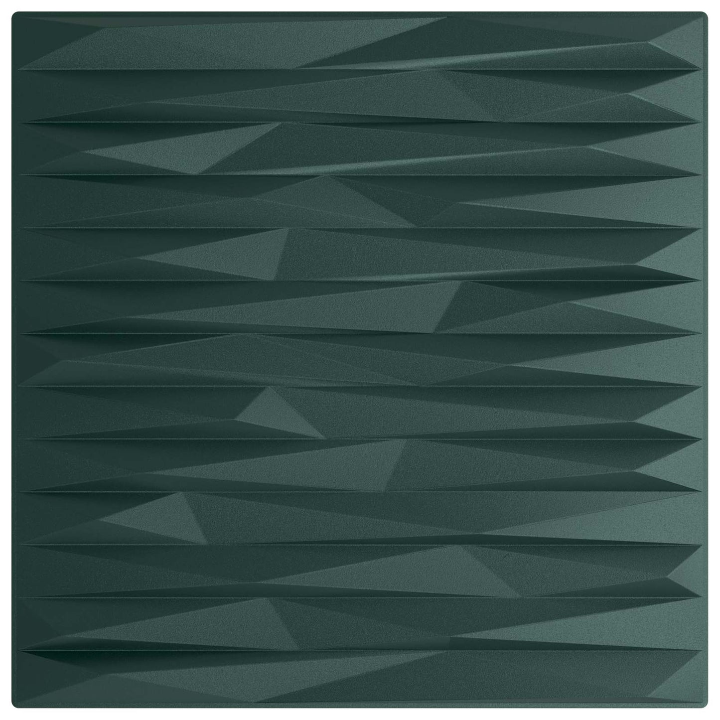 Wall Panels 12 pcs 50 x 50 cm Stone Green XPS Foam