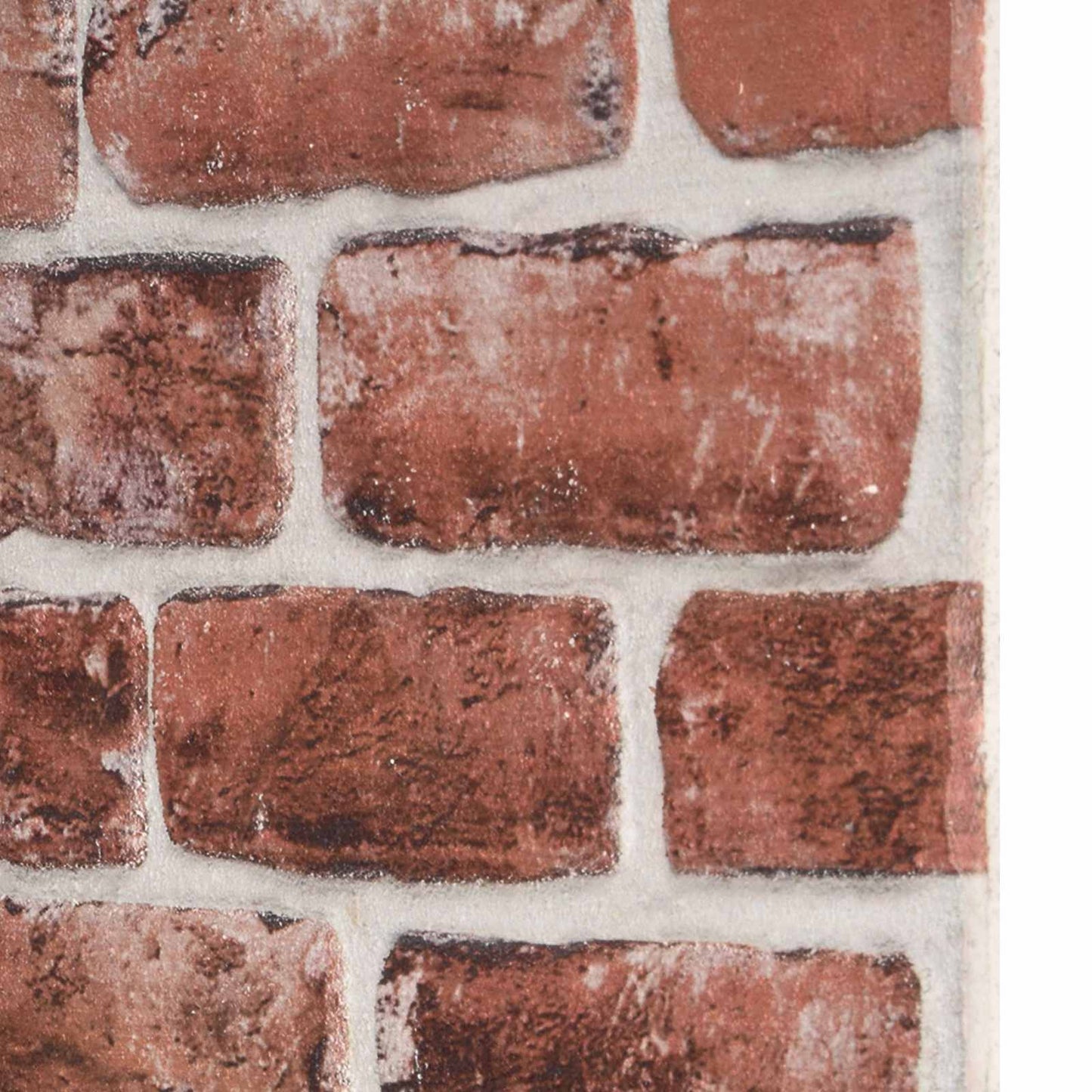 Wall Panels 10 pcs 100 x 50 cm Dark Brown and White EPS Foam