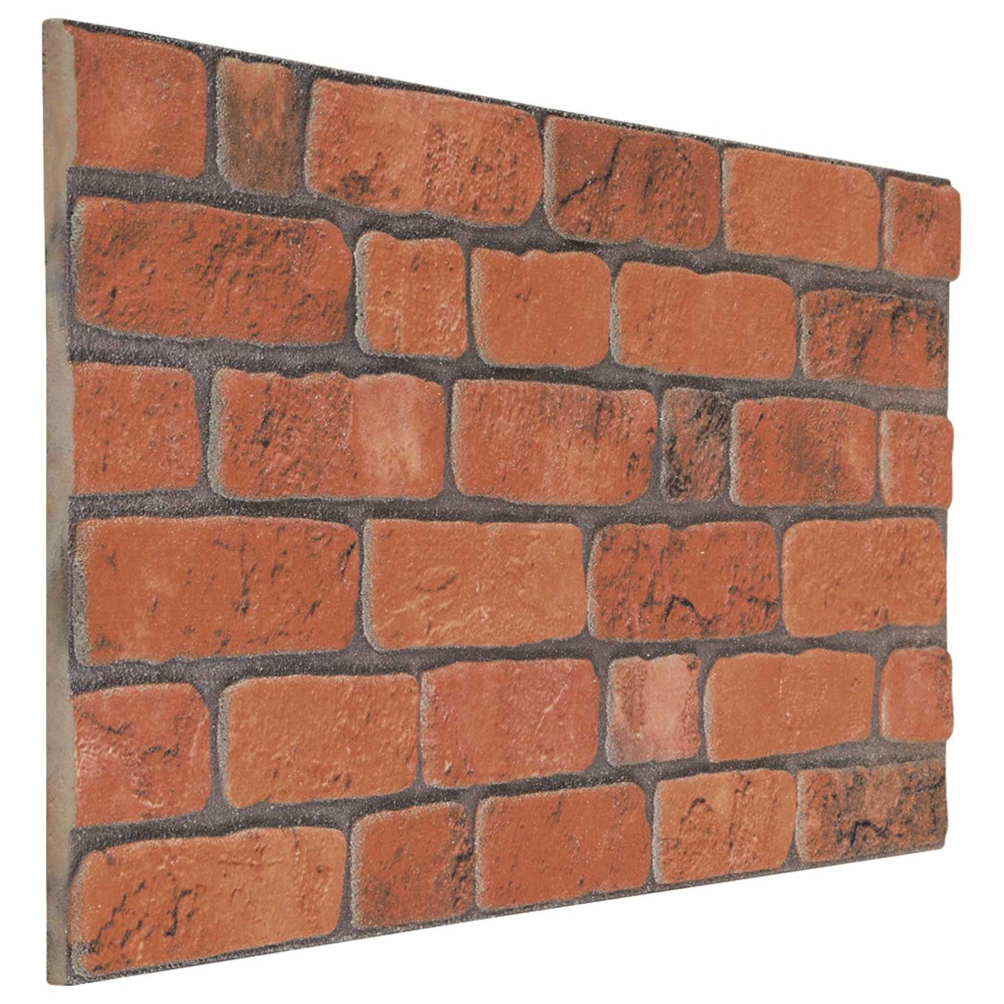 Wall Panels 10 pcs 100 x 50 cm Terracotta EPS Foam
