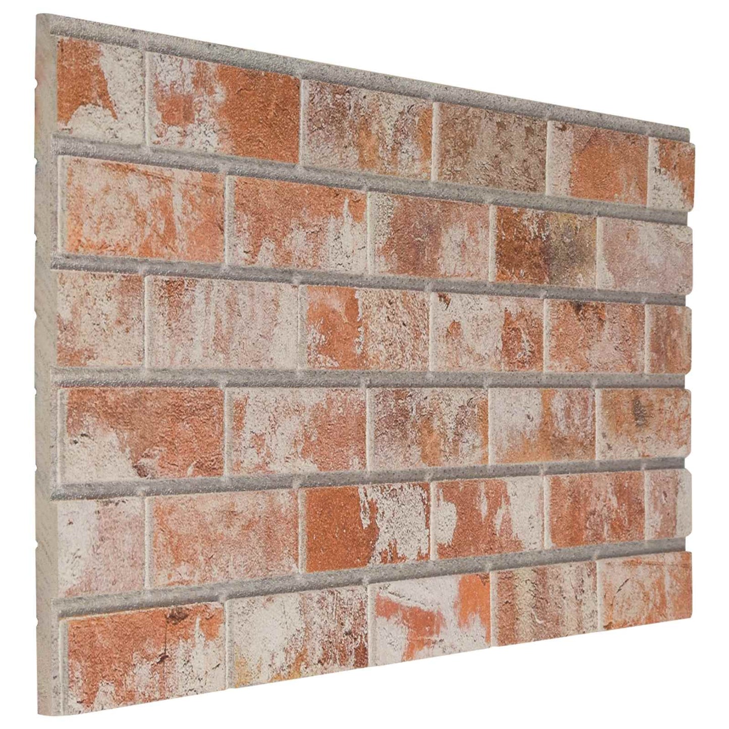Wall Panels 10 pcs 100 x 50 cm Orange EPS Foam