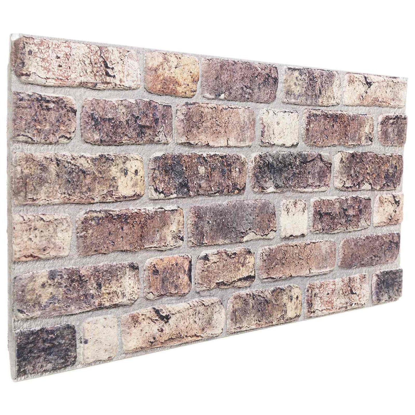 Wall Panels 10 pcs 100 x 50 cm Dark Brown EPS Foam