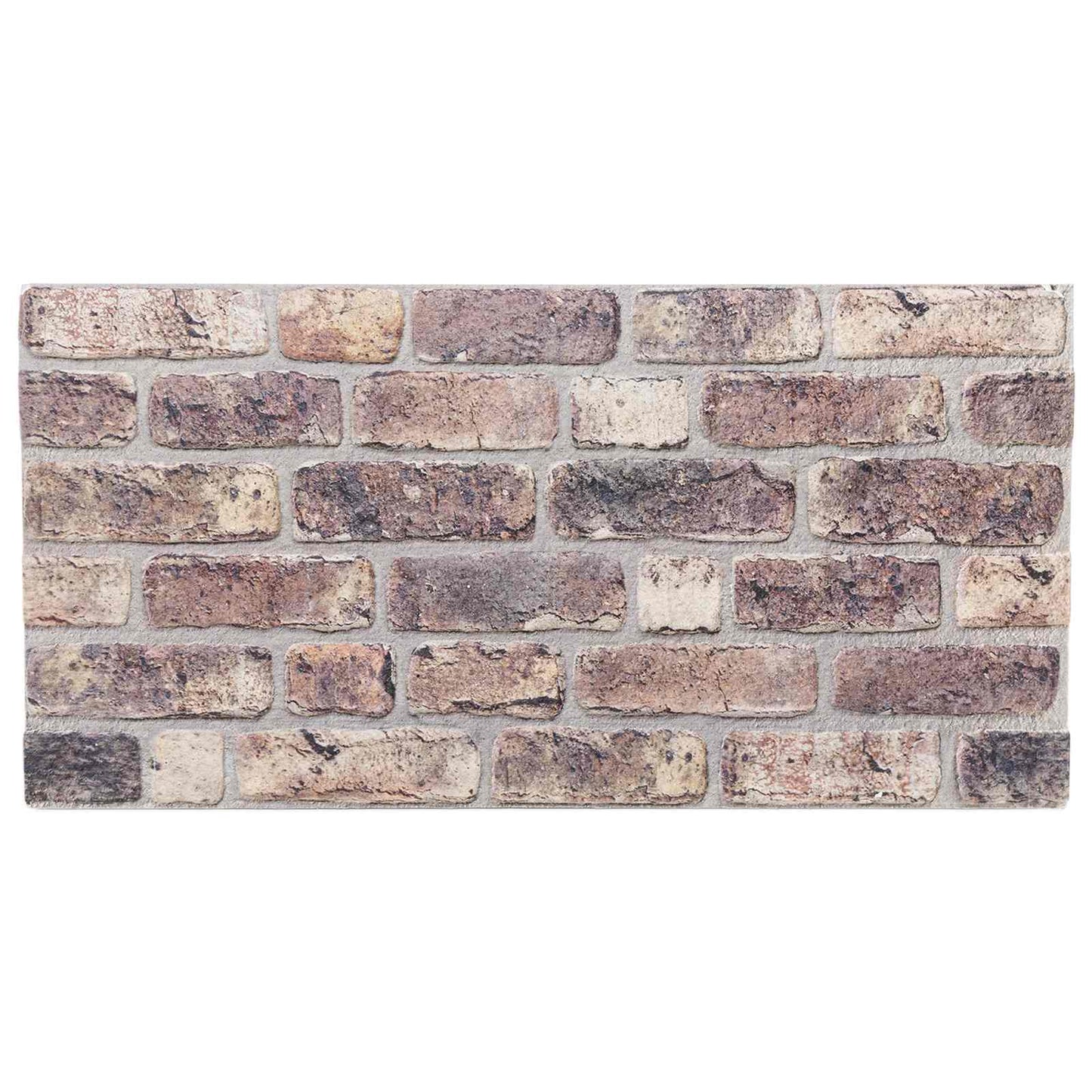 Wall Panels 10 pcs 100 x 50 cm Dark Brown EPS Foam