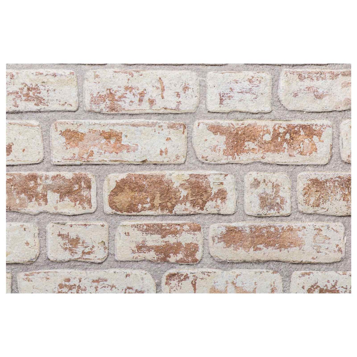 Wall Panels 10 pcs 100 x 50 cm Red and White EPS Foam