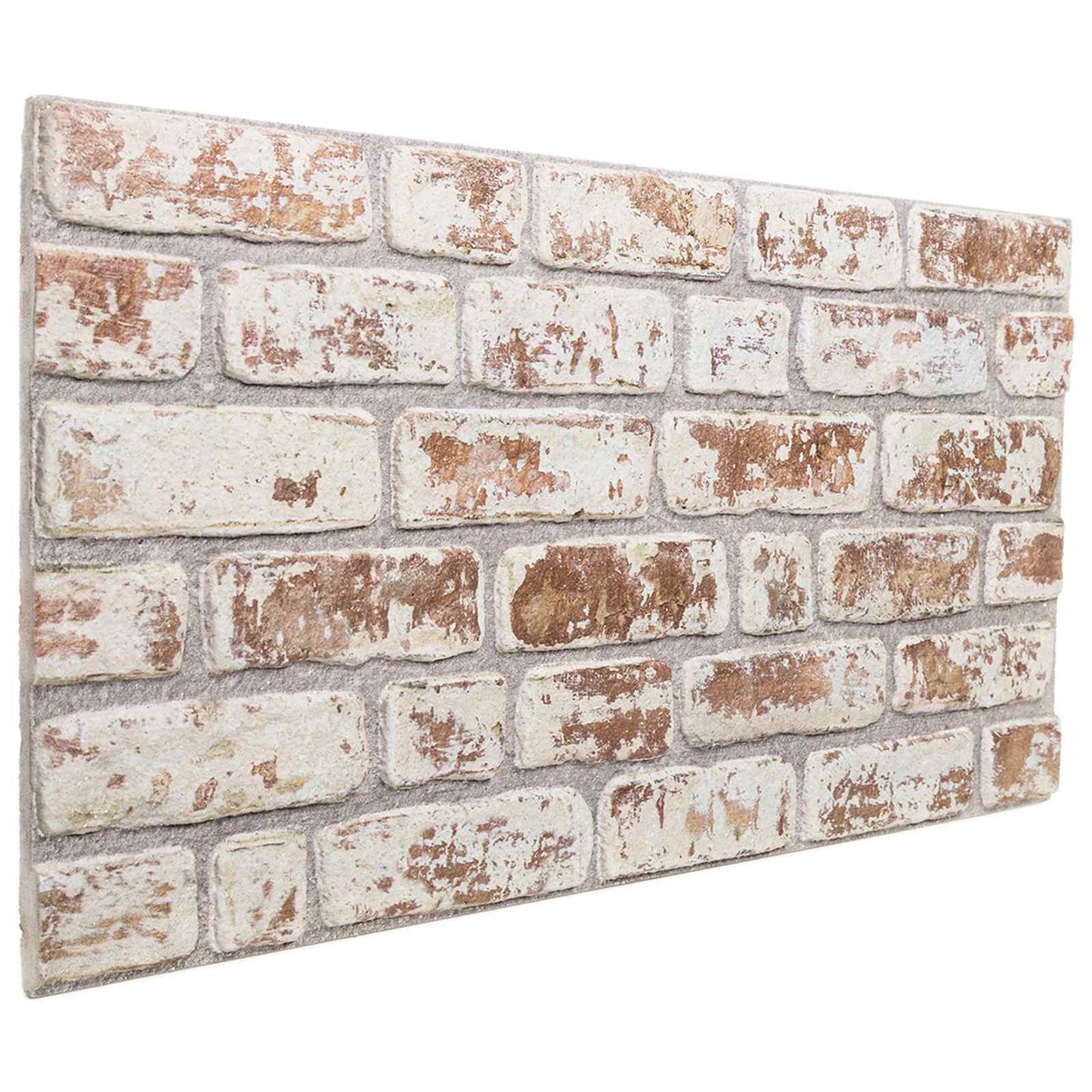 Wall Panels 10 pcs 100 x 50 cm Red and White EPS Foam