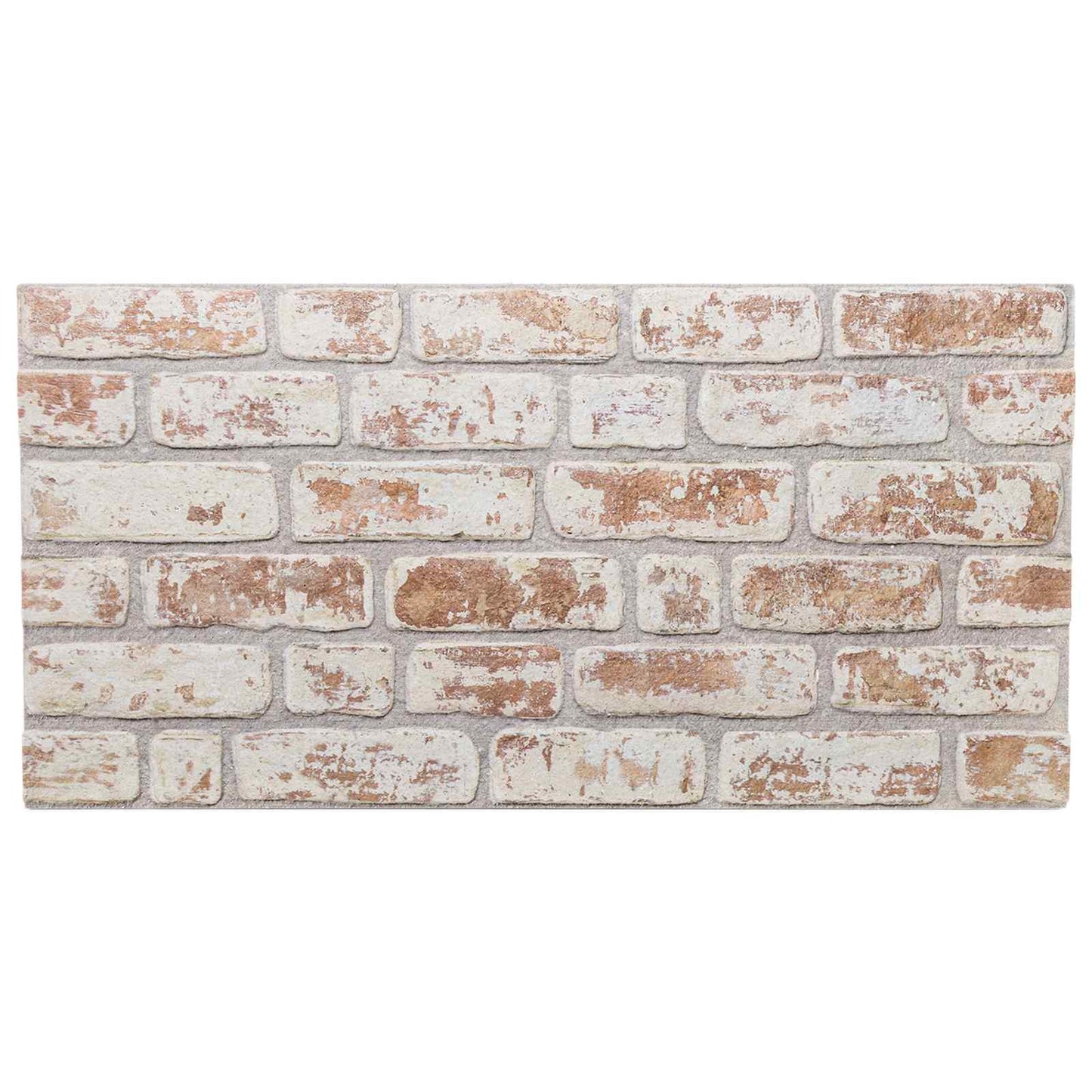 Wall Panels 10 pcs 100 x 50 cm Red and White EPS Foam