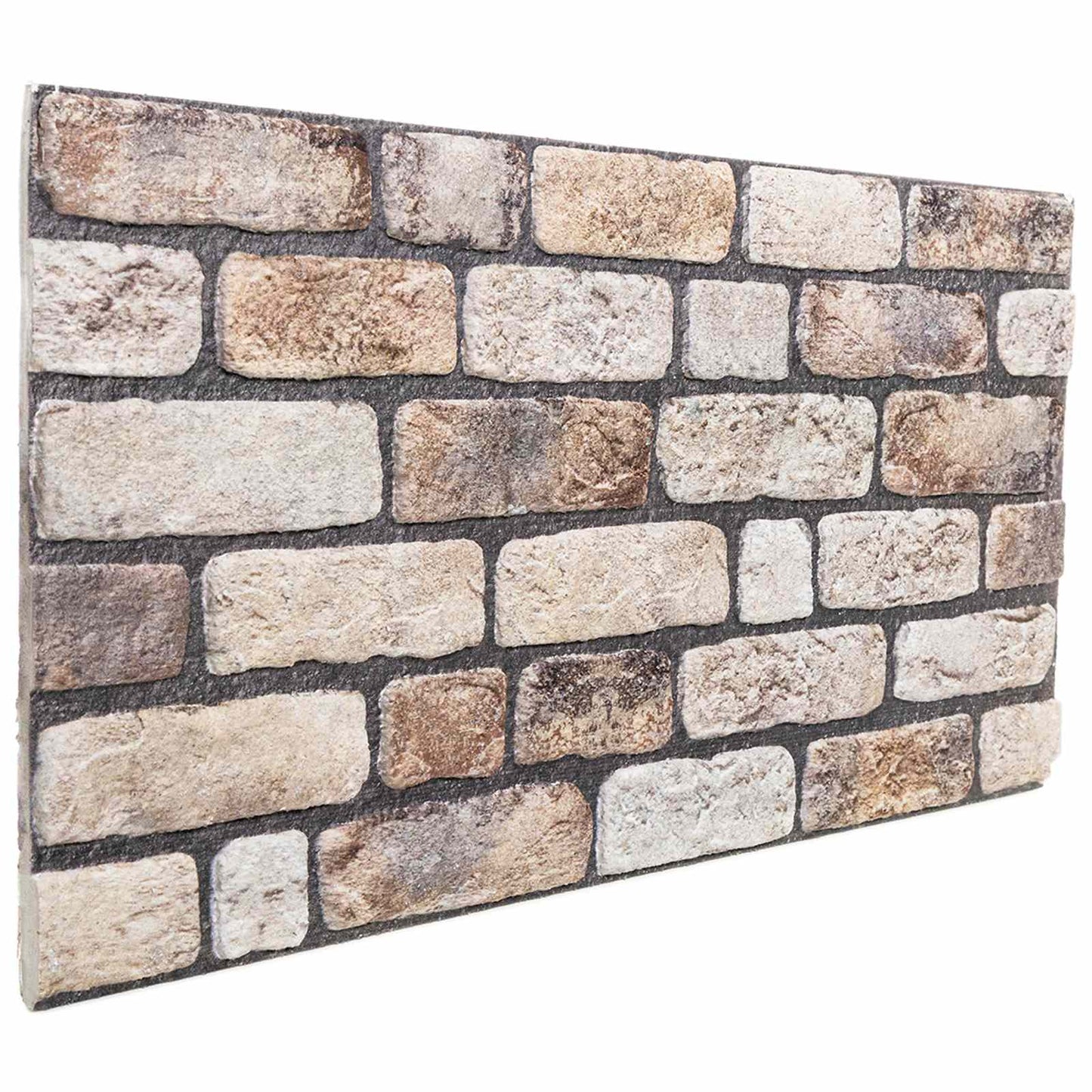 Wall Panels 10 pcs 100 x 50 cm Light Brown EPS Foam