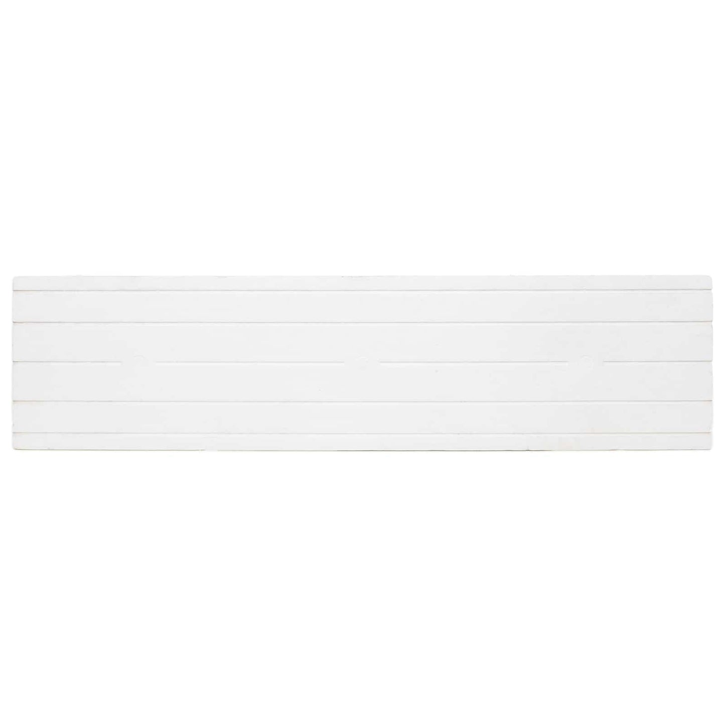 Wall Panels 10 pcs 100 x 25 cm White and Red EPS Foam