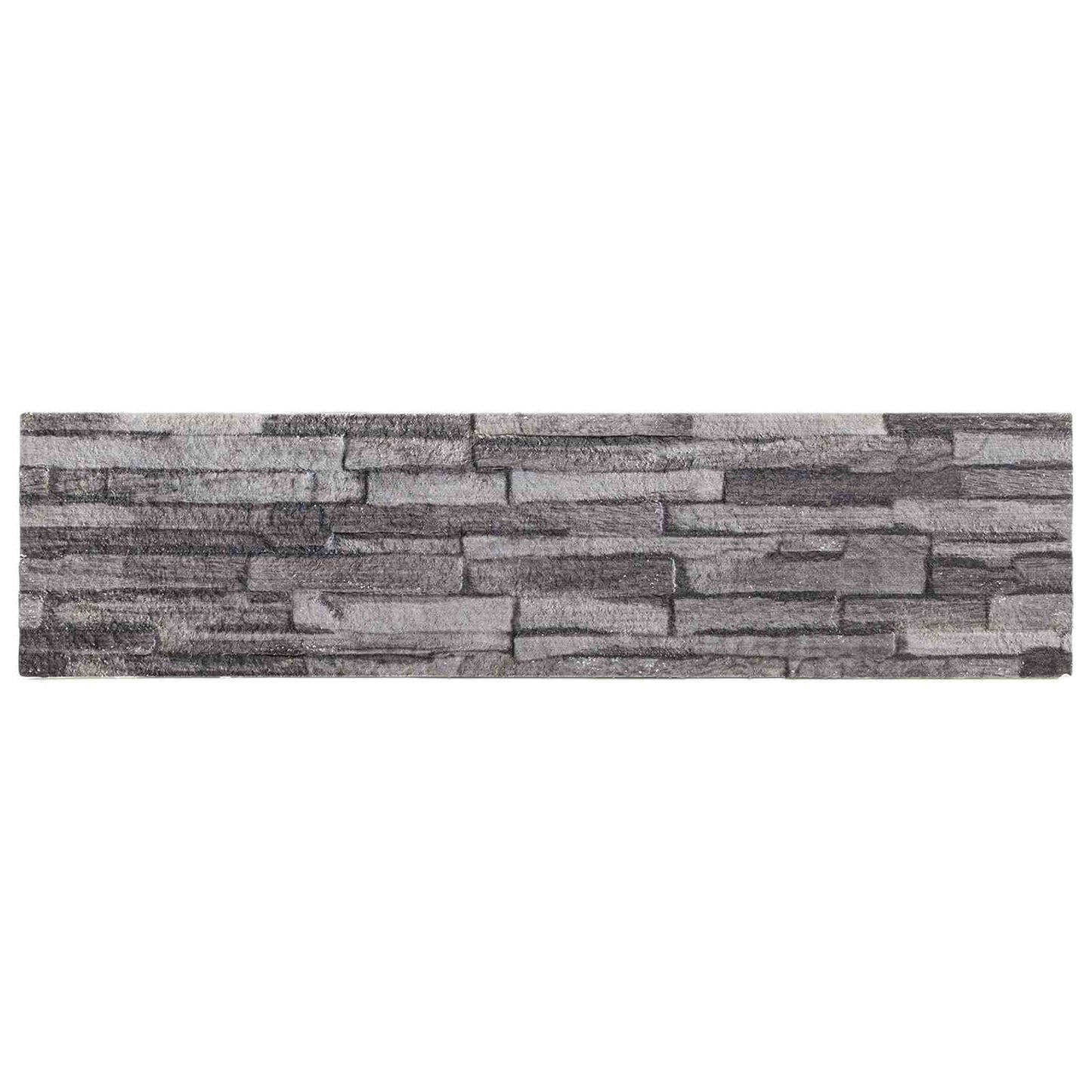 Wall Panels 10 pcs 100 x 25 cm Anthracite EPS Foam