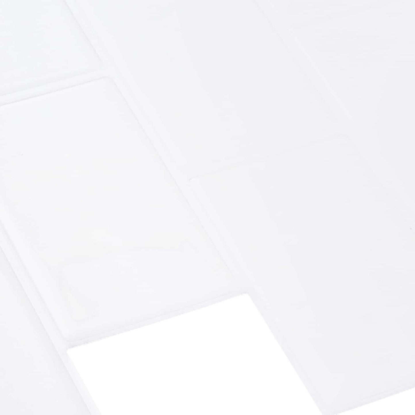 Subway Tile 10 pcs White 30 x 30 cm Polyurethane and PET