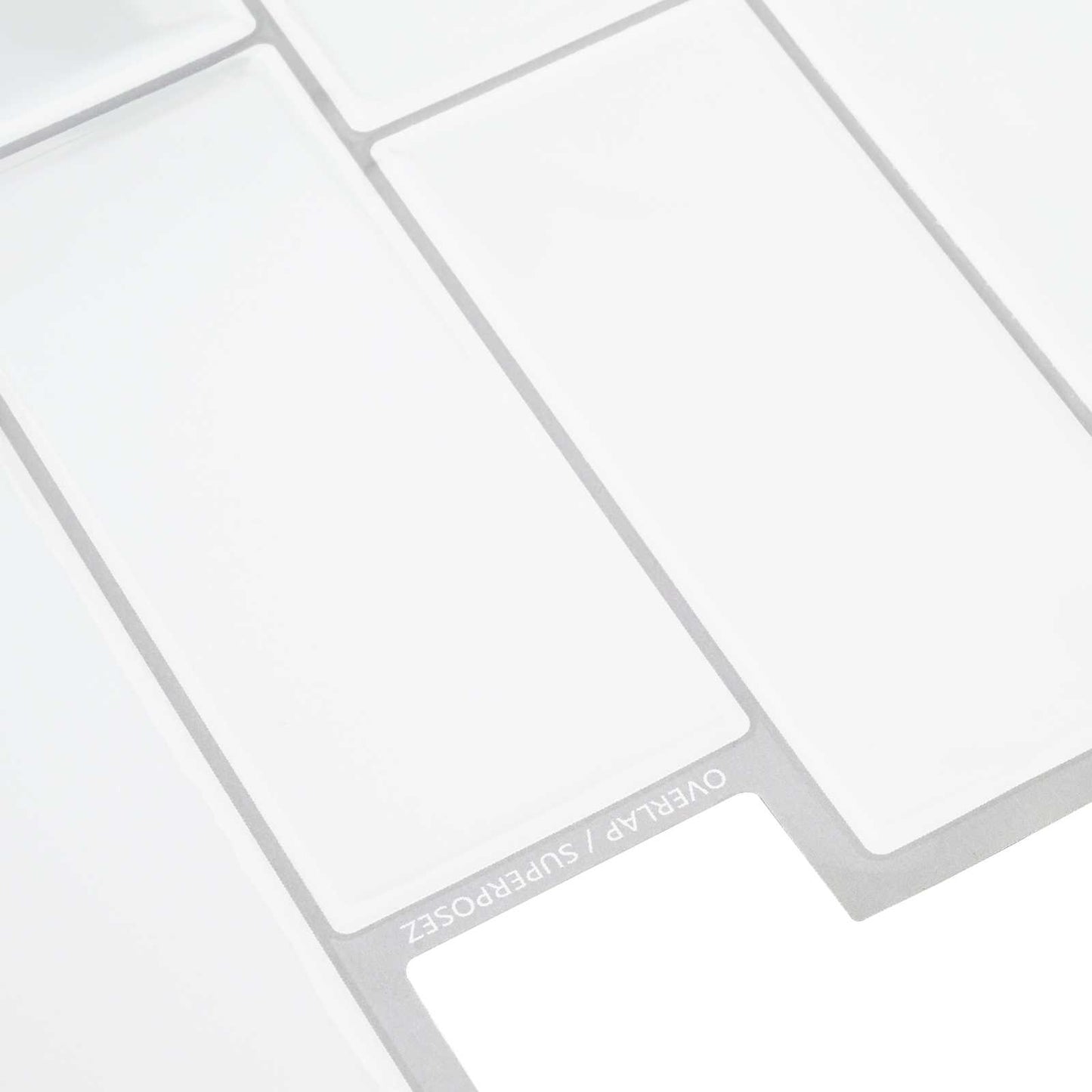 Decorative Stickers 20 pcs White Grey 29 x 21 cm