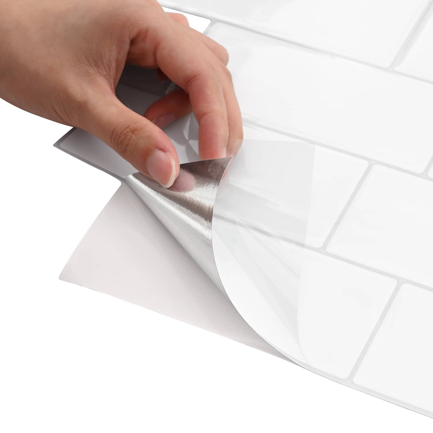 Decorative Stickers 20 pcs White Grey 29 x 21 cm