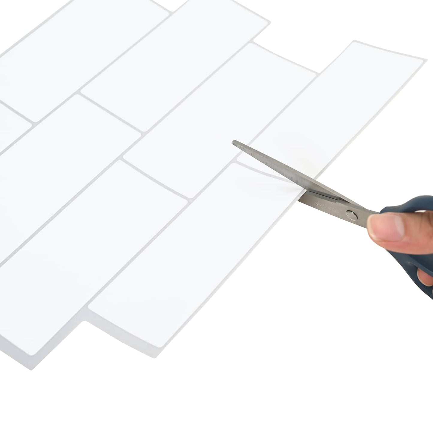 Decorative Stickers 50 pcs White Grey 29 x 21 cm