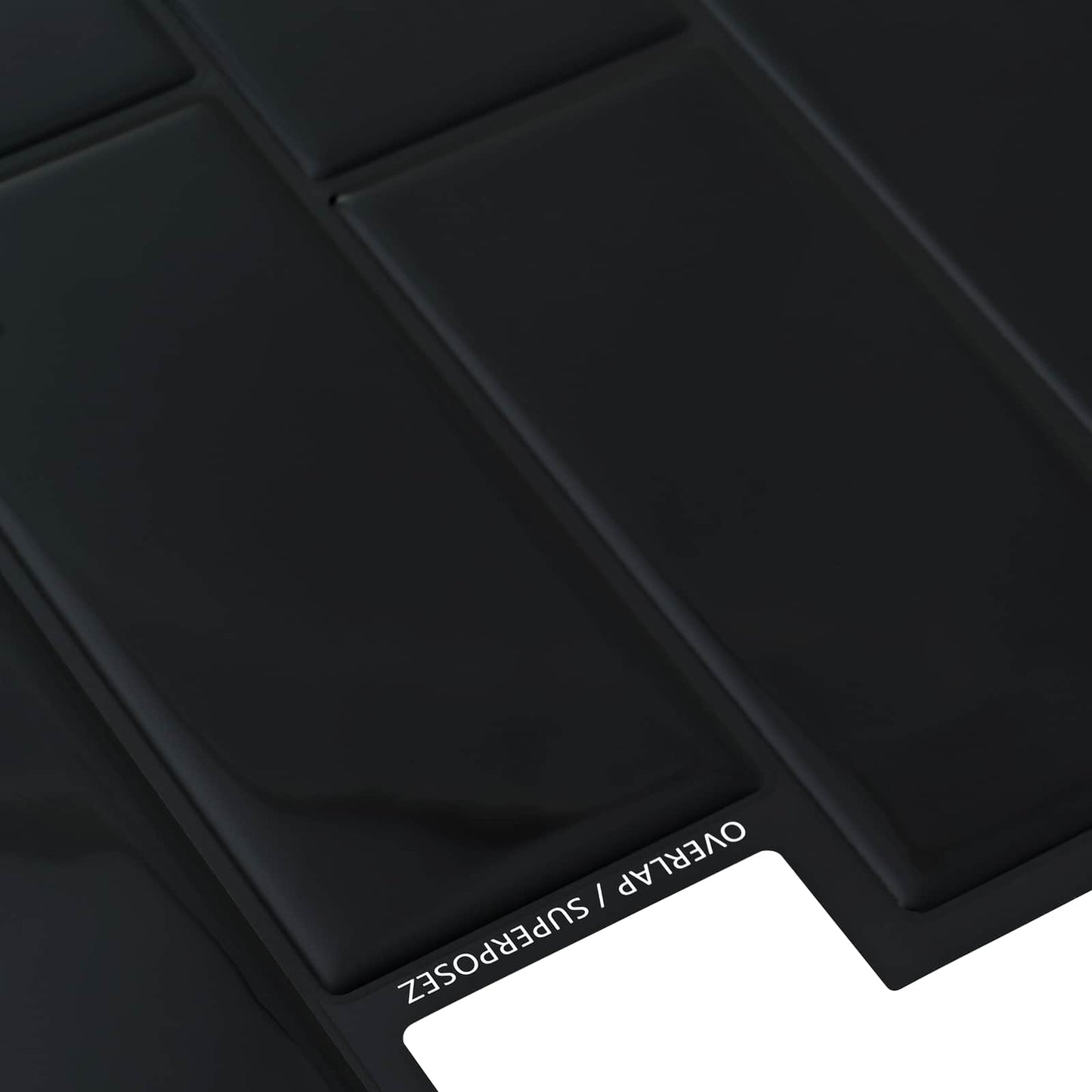 Decorative Stickers 10 pcs Black 29 x 21 cm