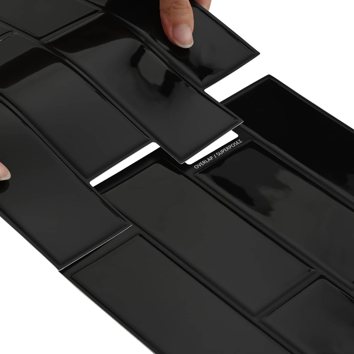 Decorative Stickers 50 pcs Black 29 x 21 cm