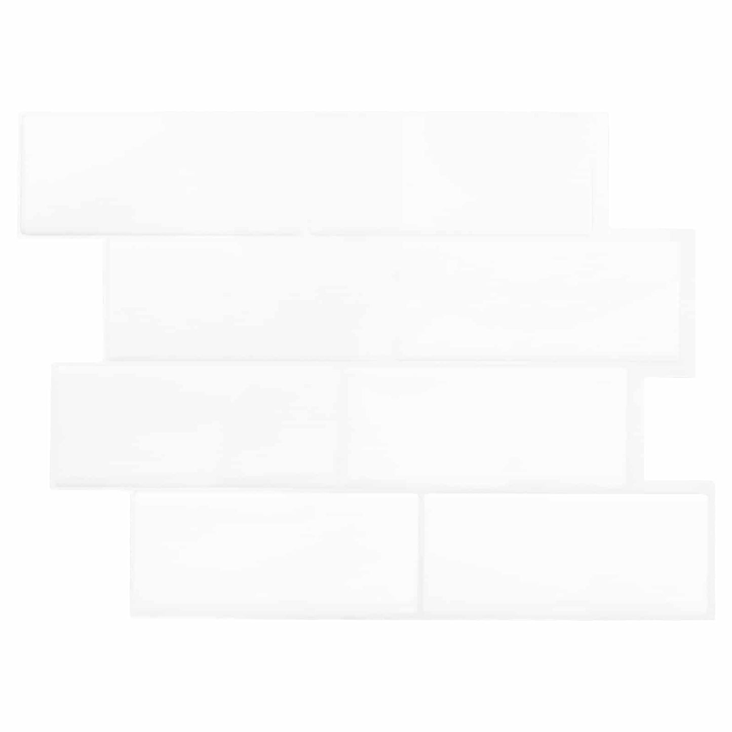 Decorative Stickers 10 pcs White 29 x 21 cm