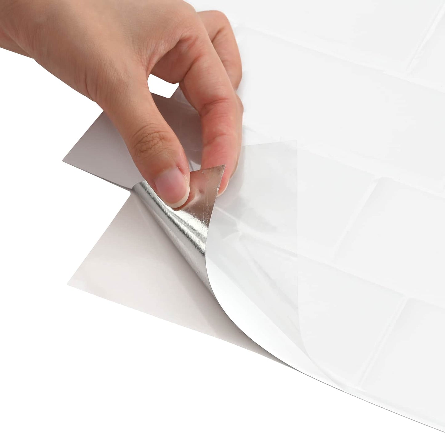 Decorative Stickers 50 pcs White 29 x 21 cm