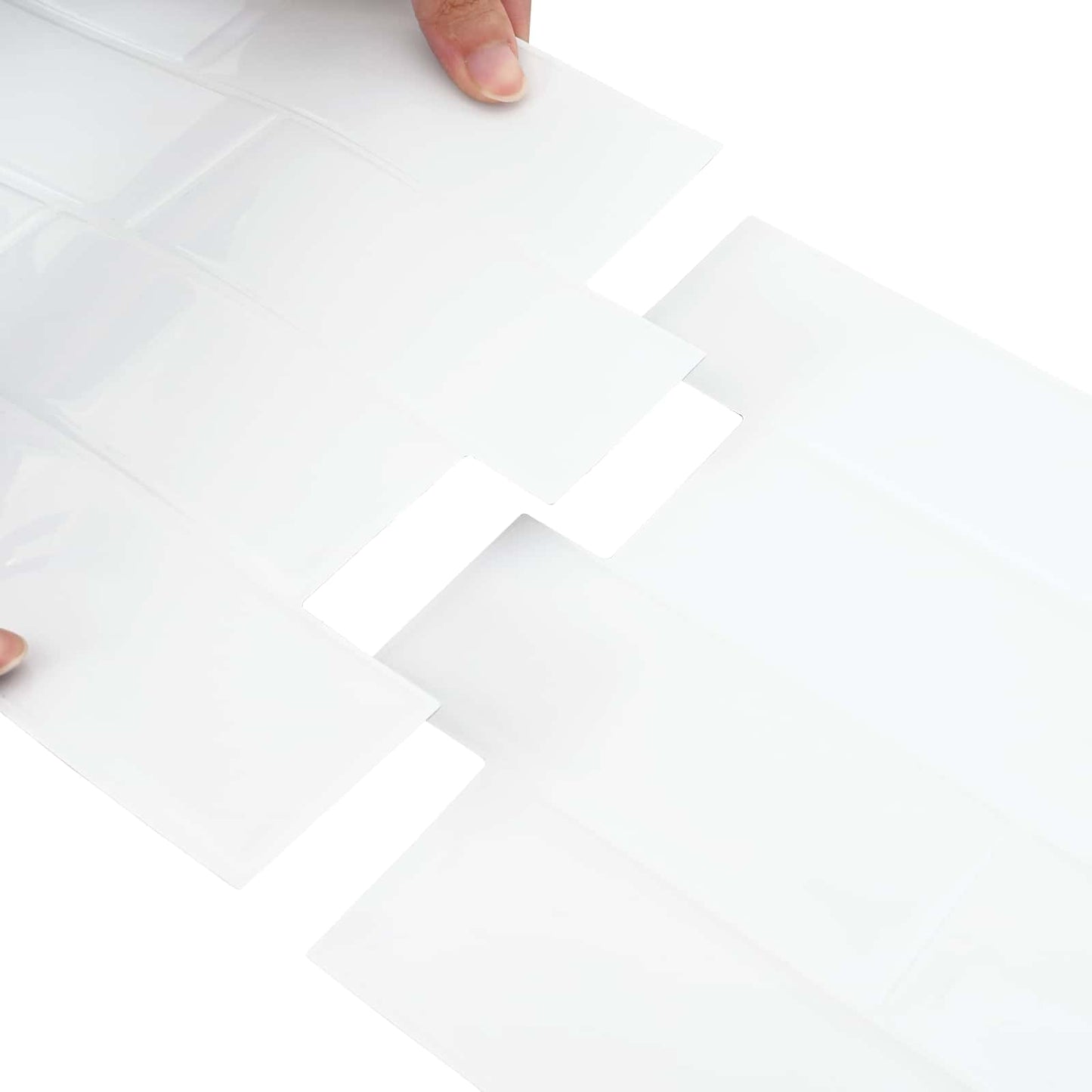 Decorative Stickers 50 pcs White 29 x 21 cm