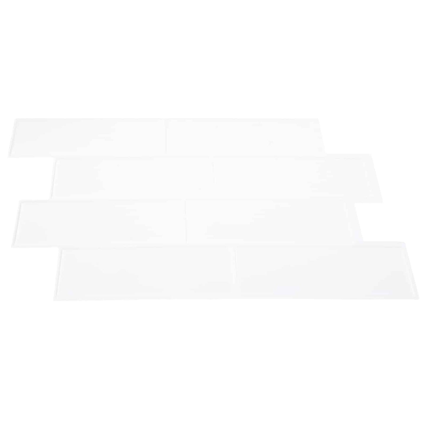 Decorative Stickers 50 pcs White 29 x 21 cm