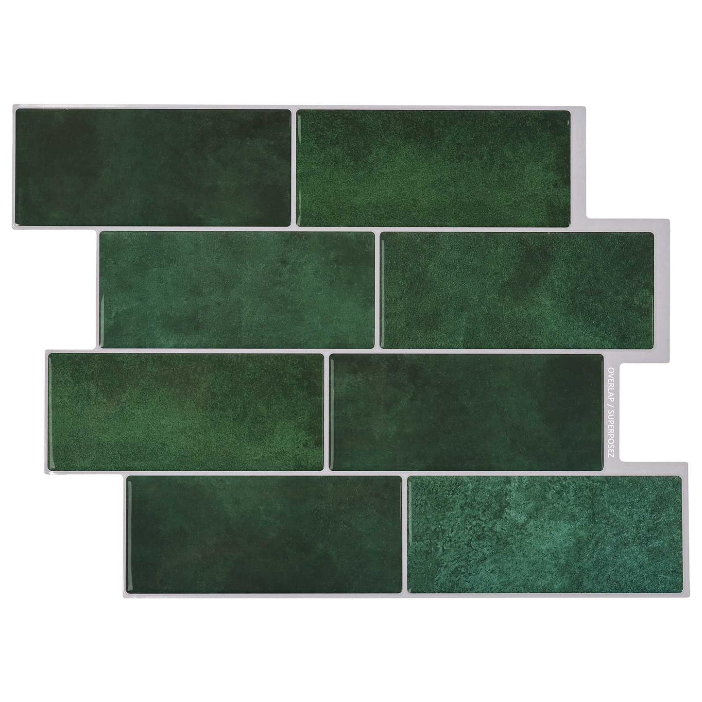 Decorative Stickers 50 pcs Dark Green 29 x 21 cm