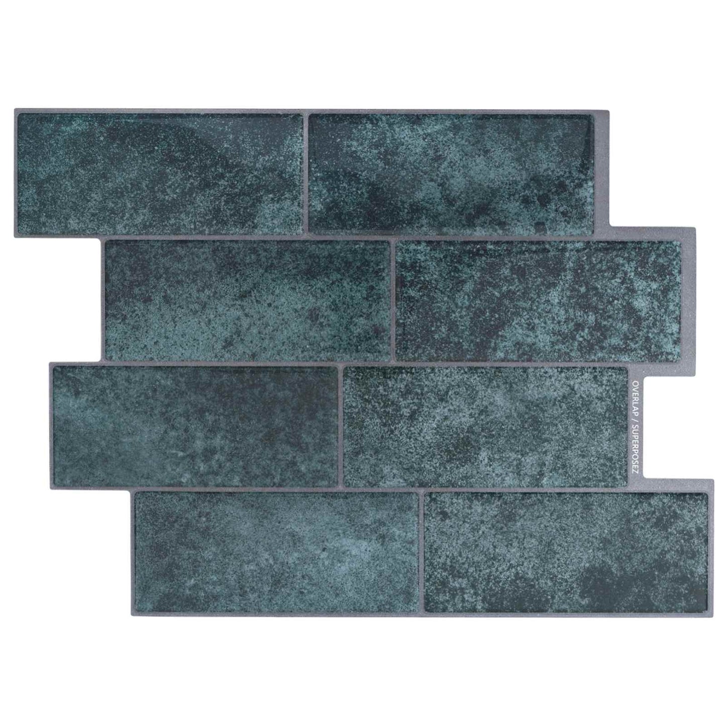 Decorative Stickers 10 pcs Blue Green 29 x 21 cm