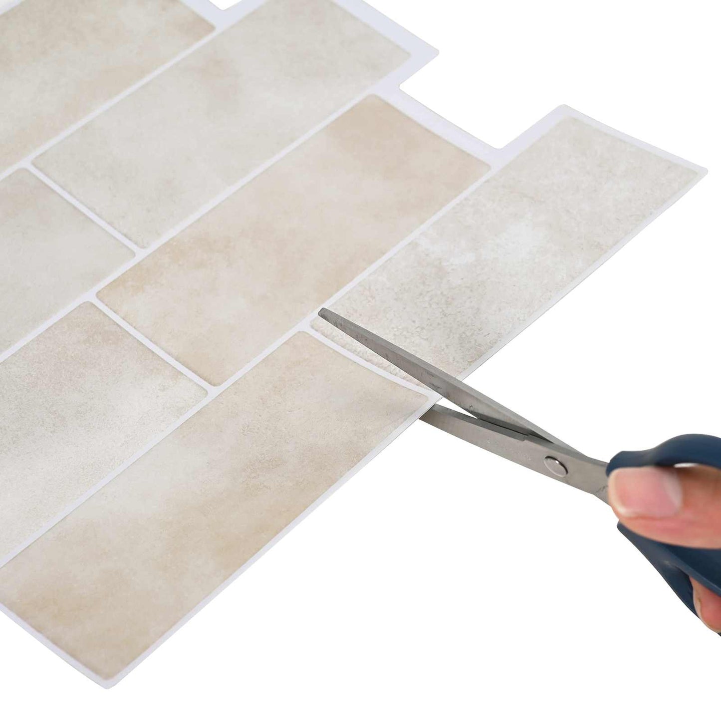Decorative Stickers 10 pcs Beige Marble 29 x 21 cm