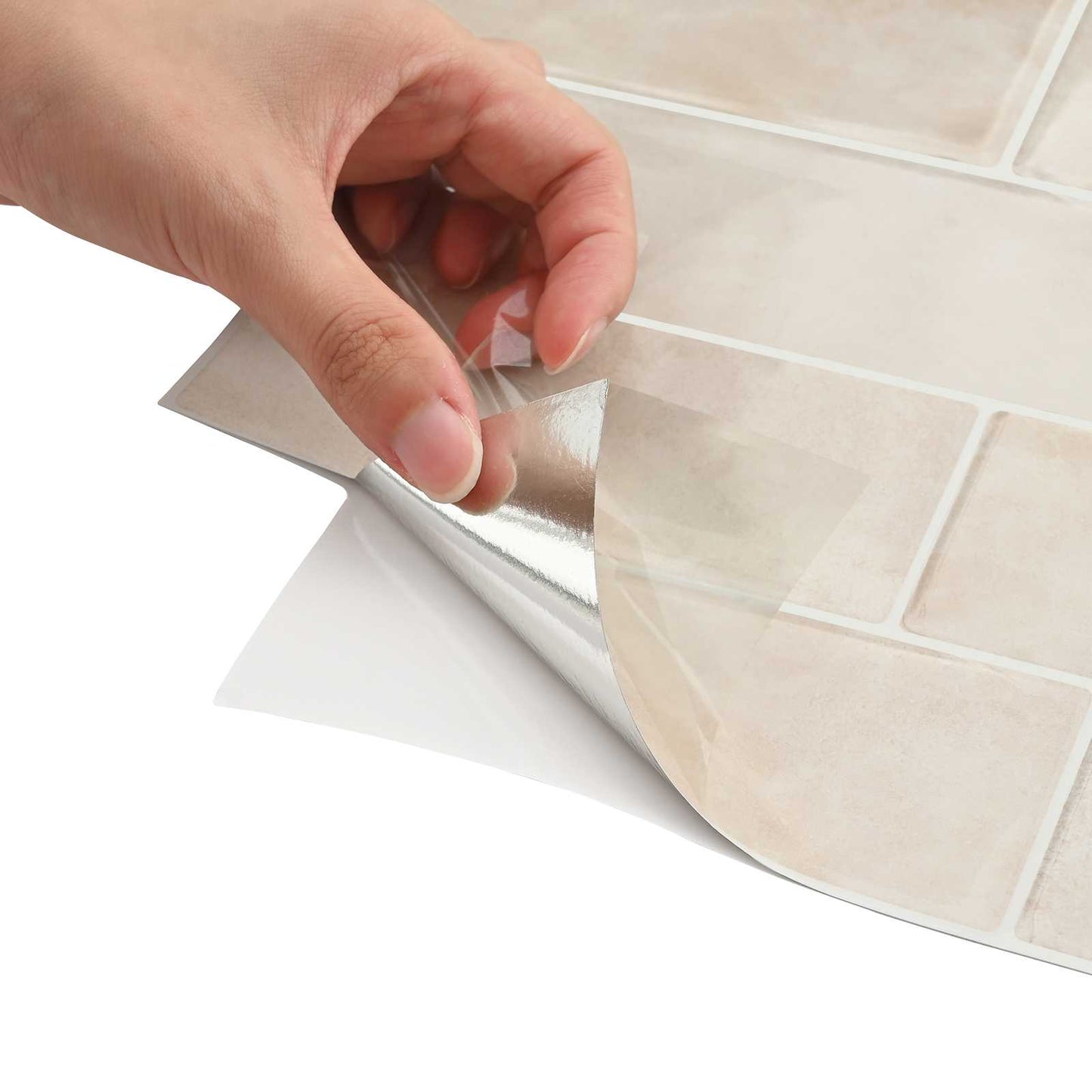 Decorative Stickers 20 pcs Beige Marble 29 x 21 cm