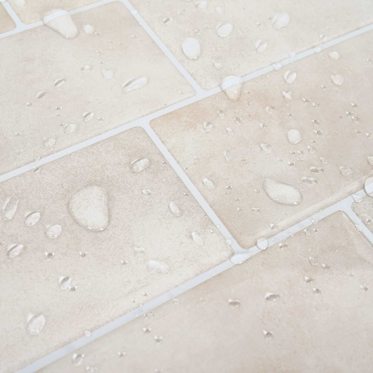 Decorative Stickers 20 pcs Beige Marble 29 x 21 cm