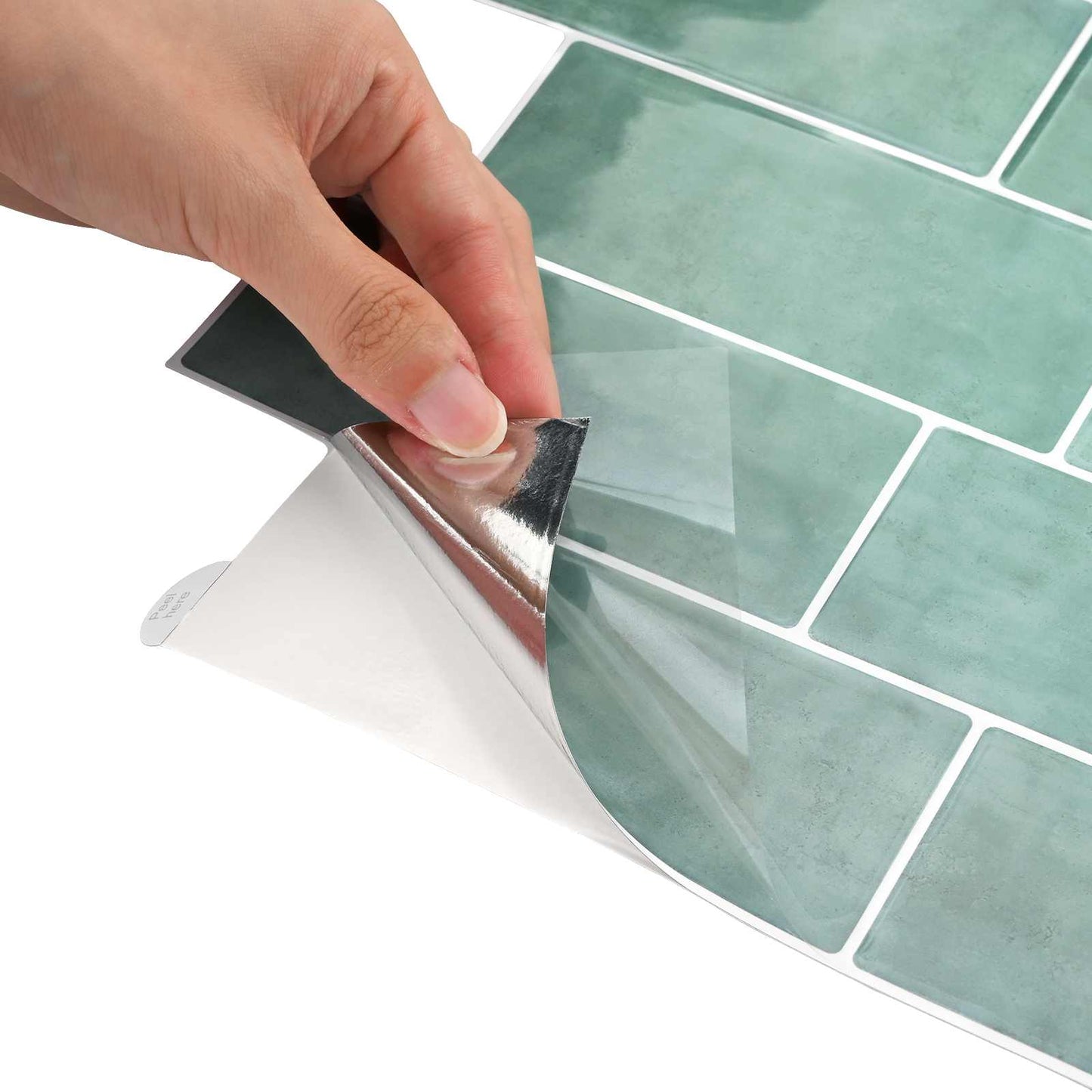 Decorative Stickers 20 pcs Grey Green 29 x 21 cm