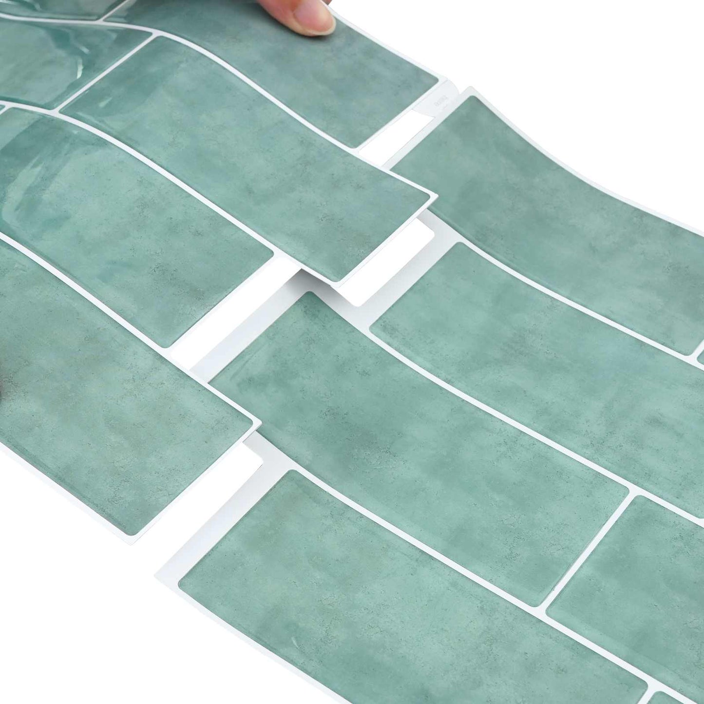 Decorative Stickers 20 pcs Grey Green 29 x 21 cm