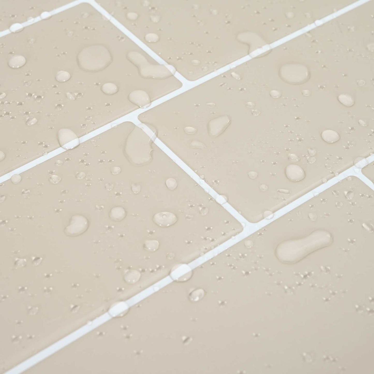 Decorative Stickers 10 pcs Beige 29 x 21 cm