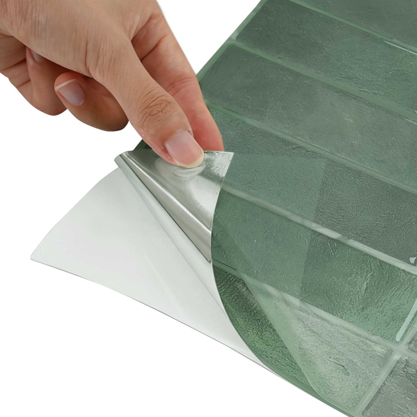 Rectangular Tile 10 pcs Dark Green 29 x 23 x 0.08 cm