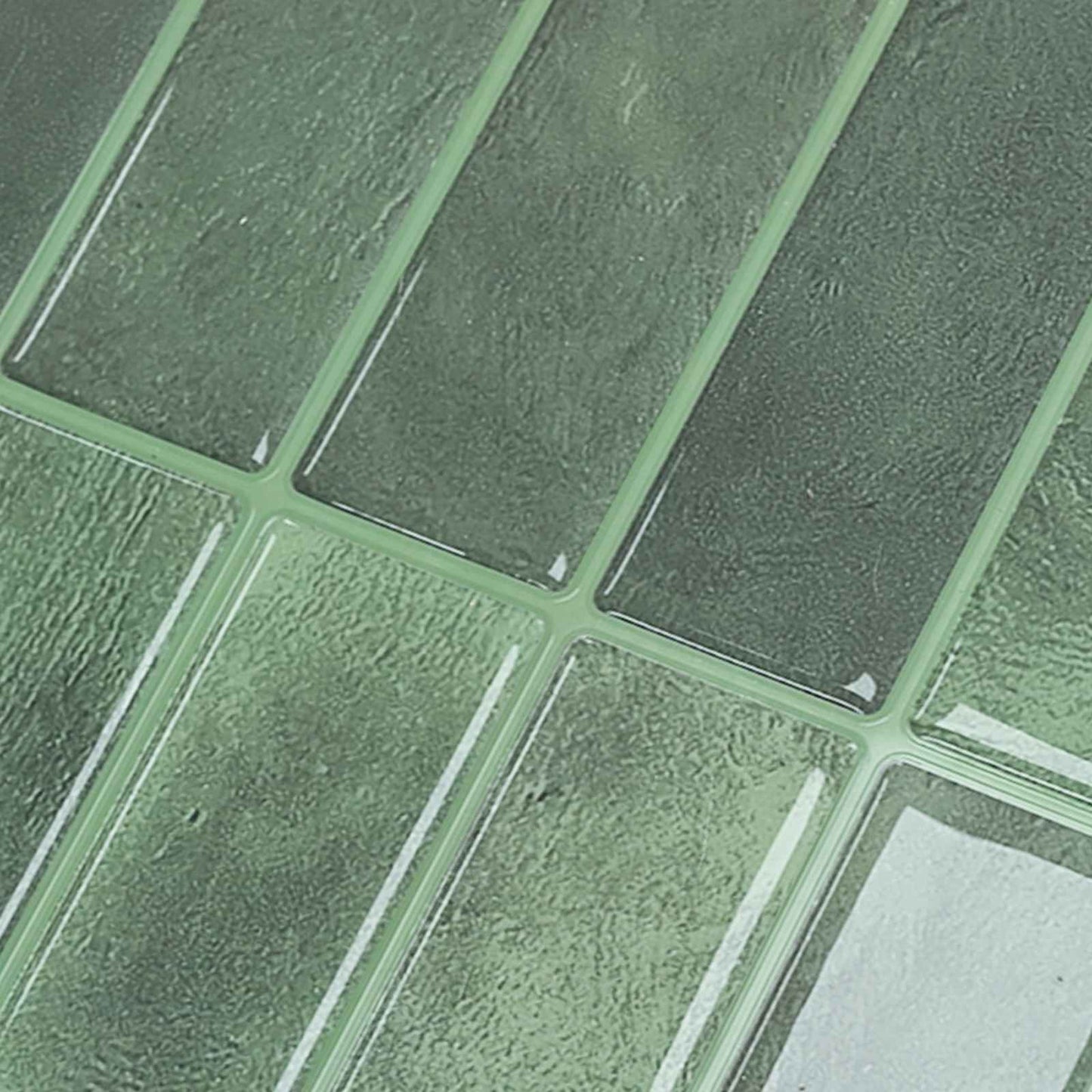Rectangular Tile 10 pcs Dark Green 29 x 23 x 0.08 cm