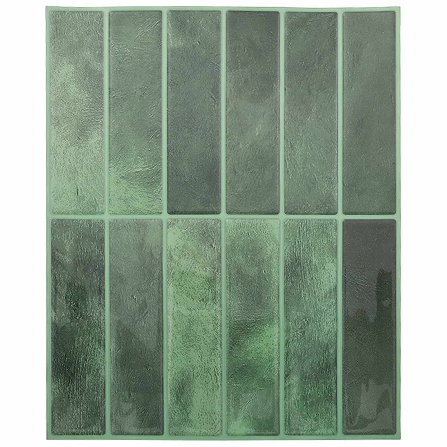 Rectangular Tile 10 pcs Dark Green 29 x 23 x 0.08 cm