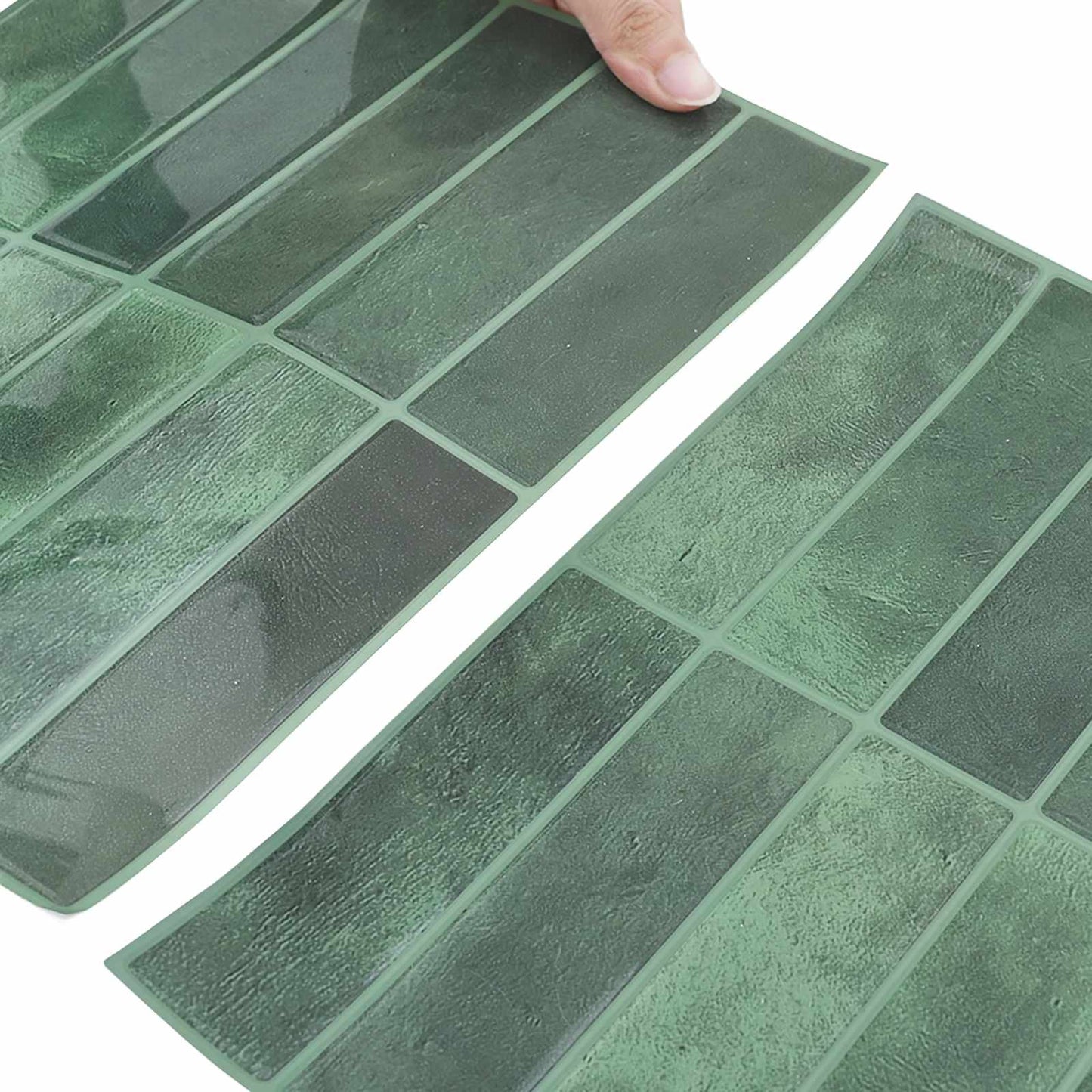Rectangular Tile 50 pcs Dark Green 29 x 23 x 0.08 cm