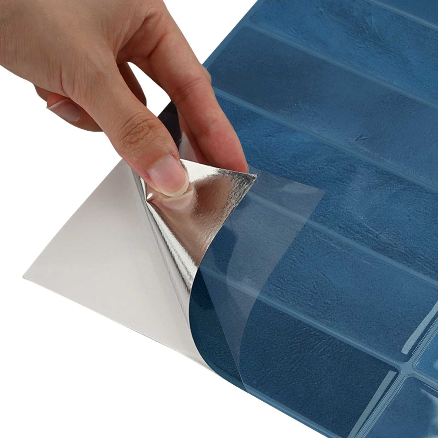 Rectangular Tile 10 pcs Blue 29 x 23 x 0.08 cm