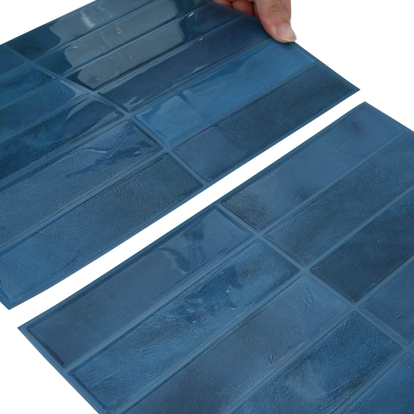 Rectangular Tile 10 pcs Blue 29 x 23 x 0.08 cm