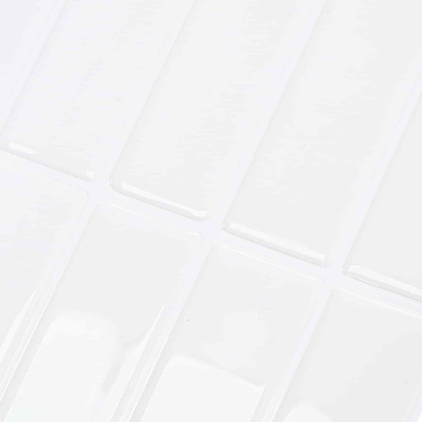 Rectangular Tile 20 pcs White 29 x 23 x 0.08 cm