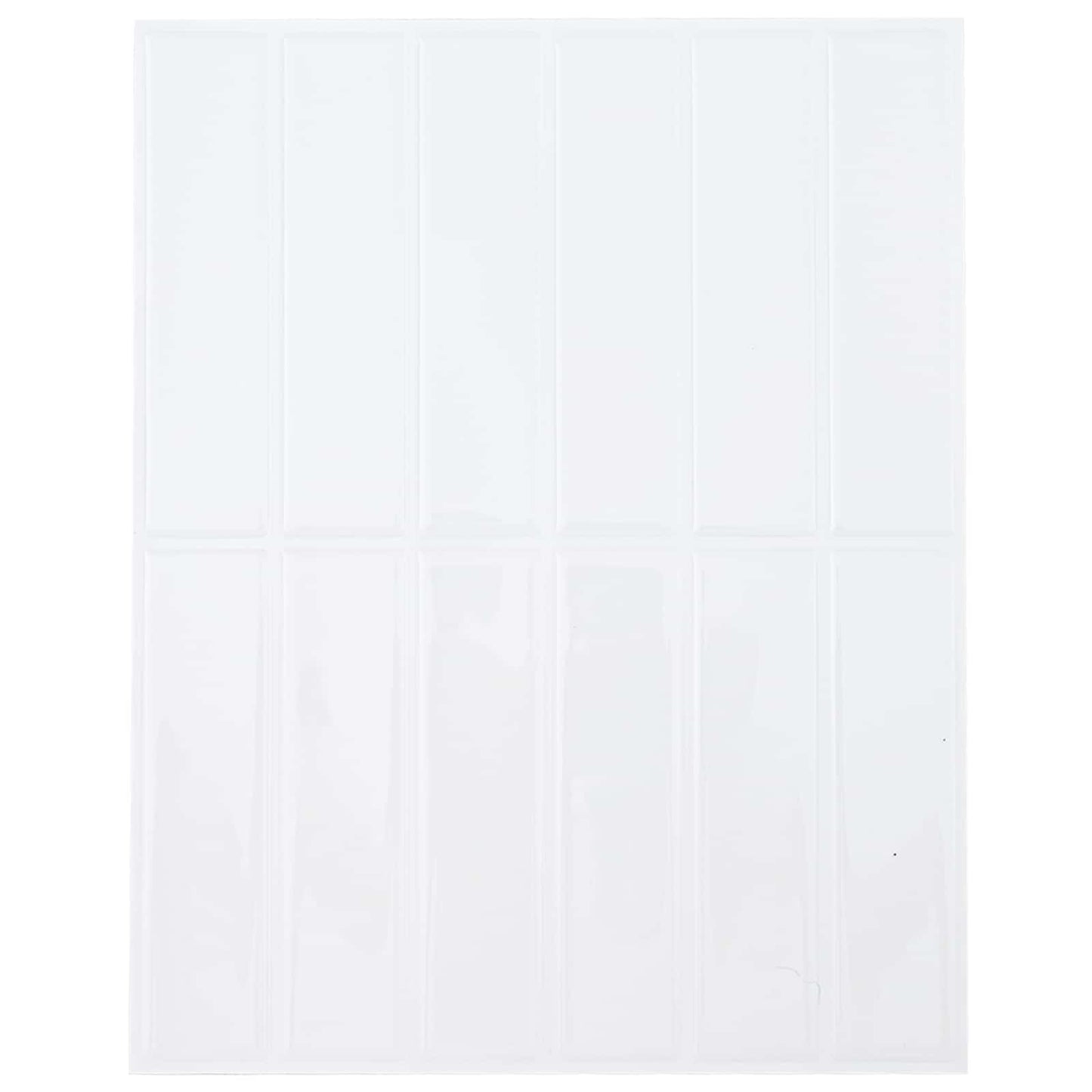 Rectangular Tile 20 pcs White 29 x 23 x 0.08 cm