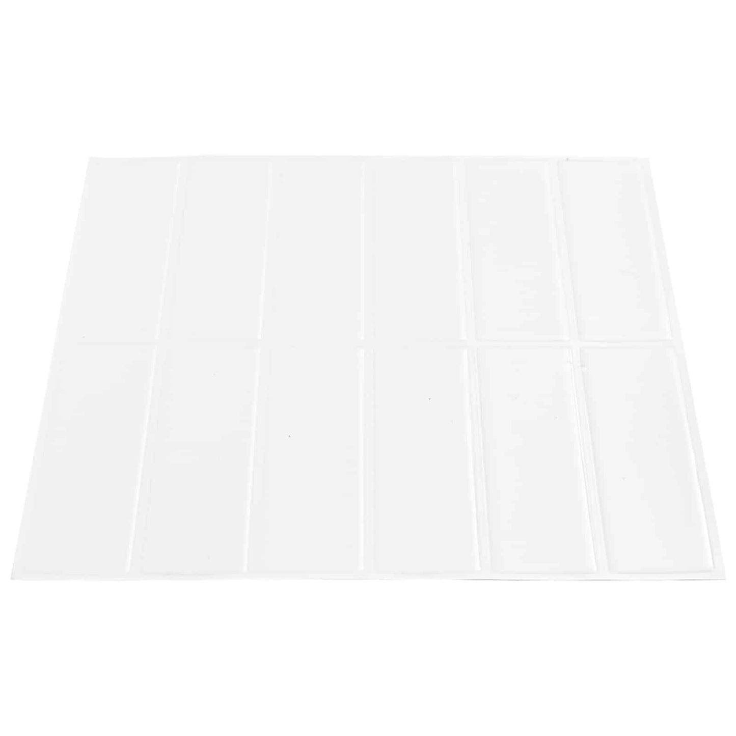Rectangular Tile 50 pcs White 29 x 23 x 0.08 cm