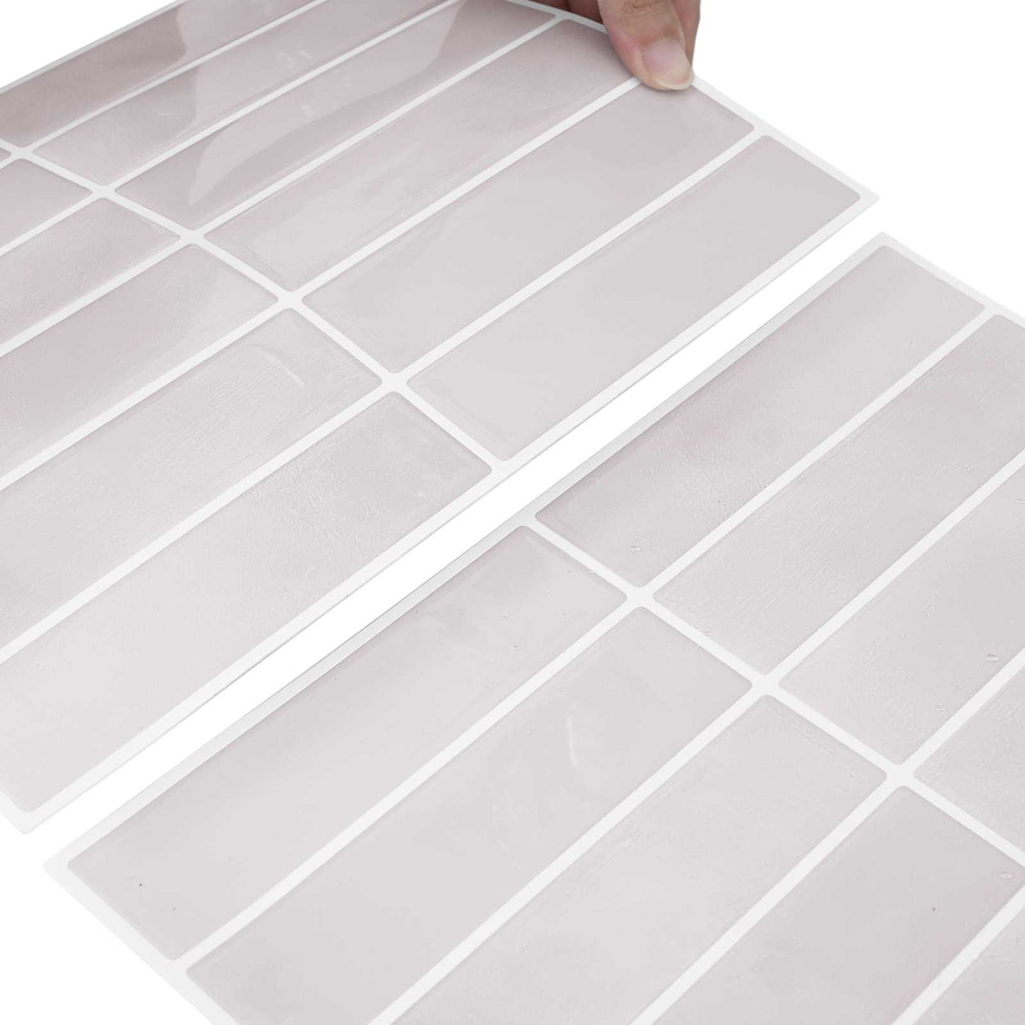 Rectangular Tile 10 pcs Beige 29 x 23 x 0.08 cm